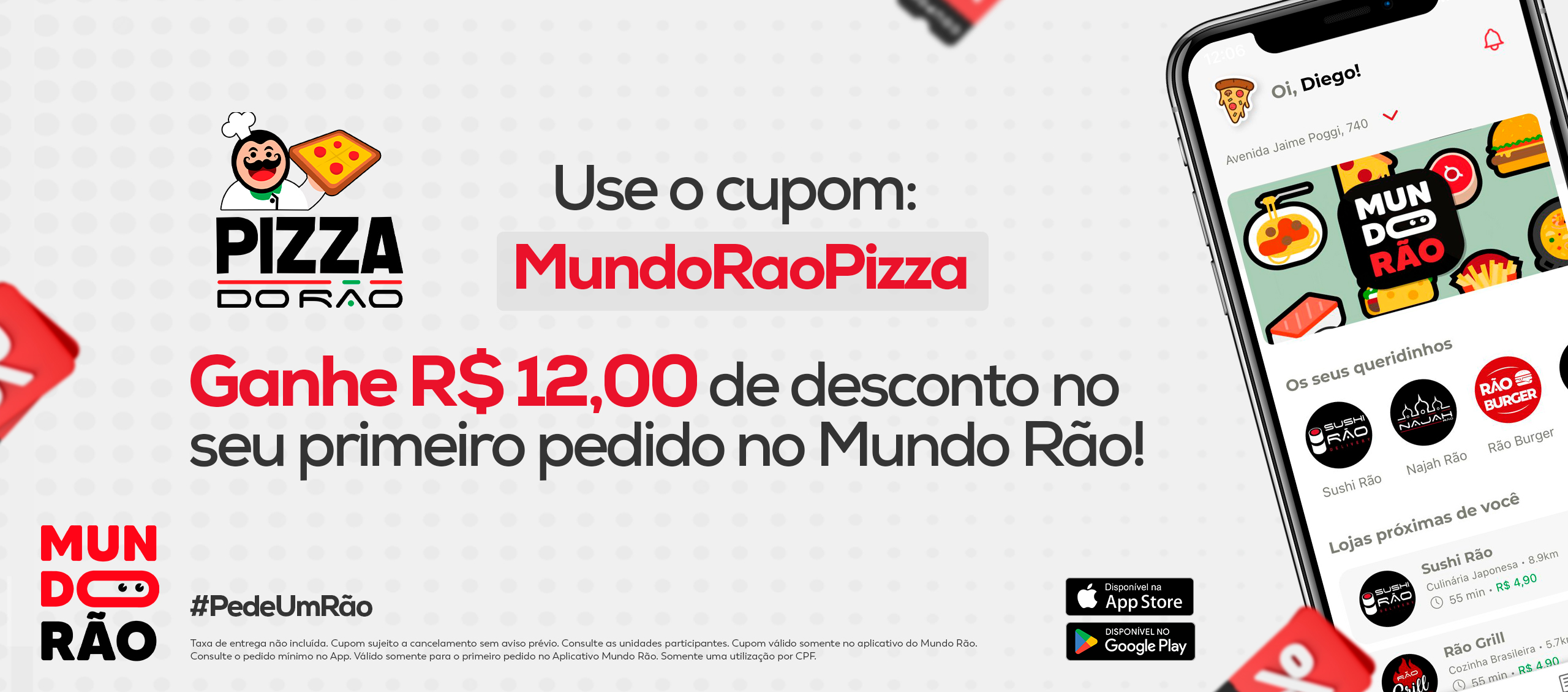 Com entrega gratuita, Pizzaria Dias lança aplicativo de Delivery